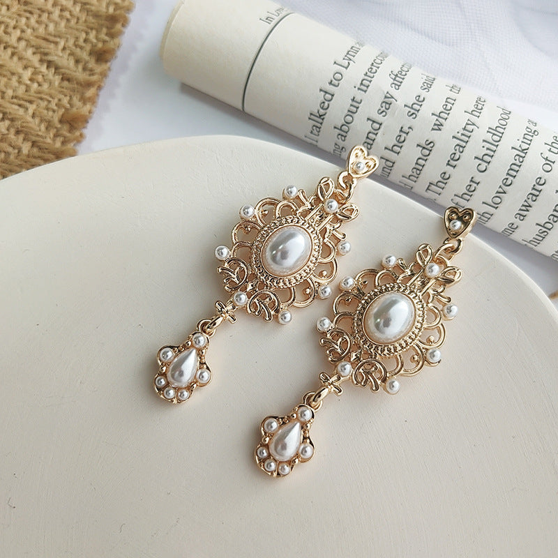 Baroque Pearl Elegant Classical Ear Clip Earrings