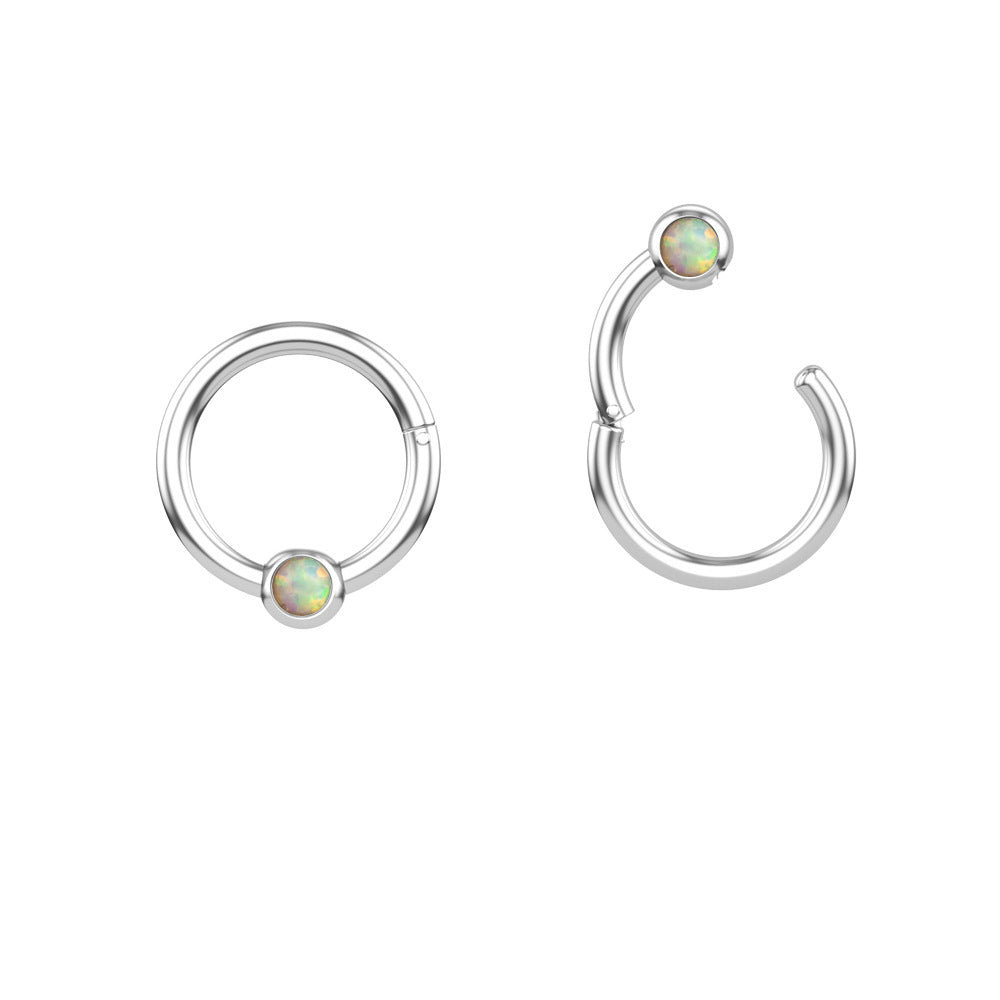 Hot Stainless Steel Zircon Nose Piercing Earrings