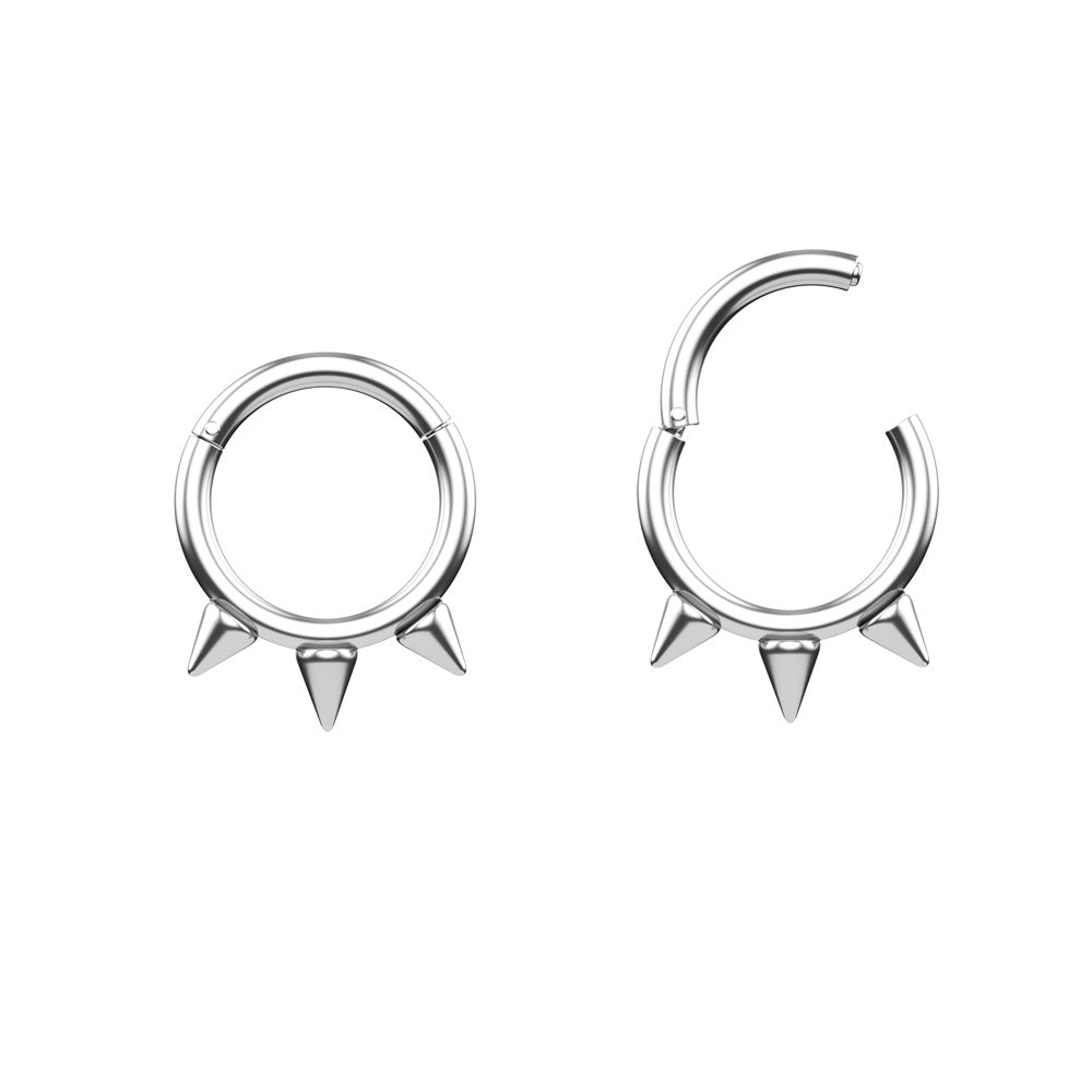 Hot Stainless Steel Zircon Nose Piercing Earrings