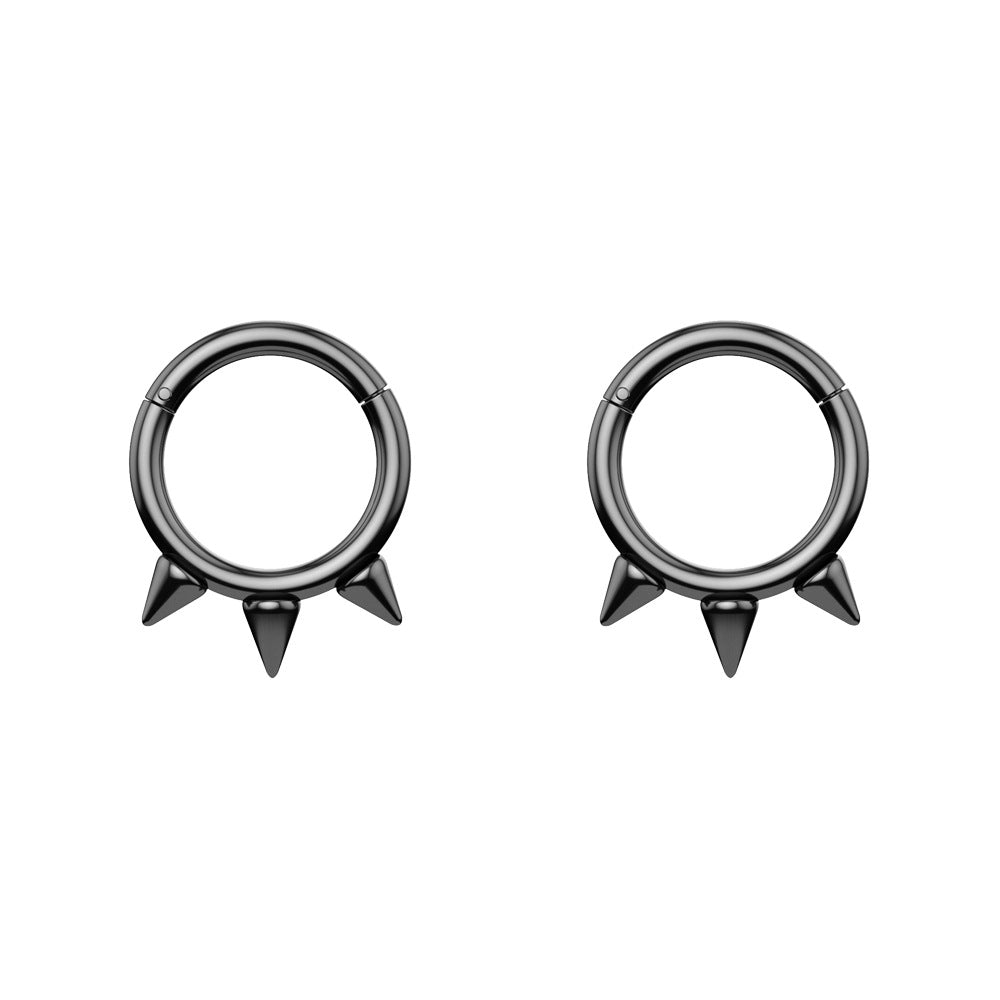 Hot Stainless Steel Zircon Nose Piercing Earrings