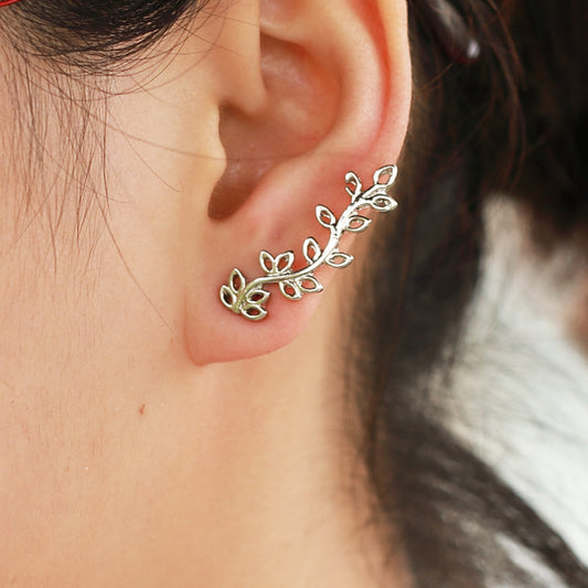 Small Leaf Bud All Things Grow Earrings