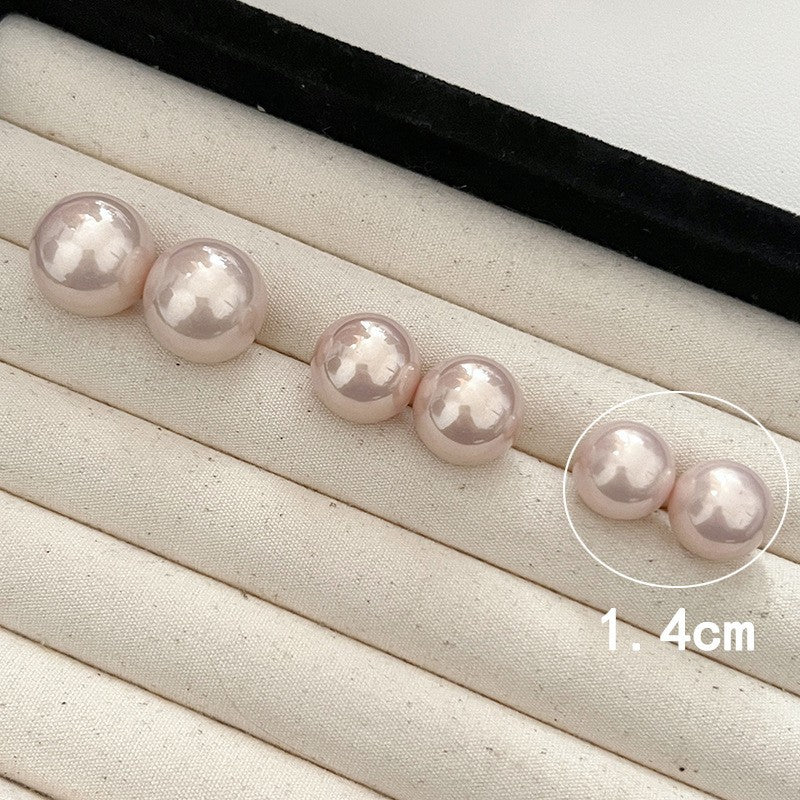 Pink Zircon Ear Female Niche High-grade Earrings