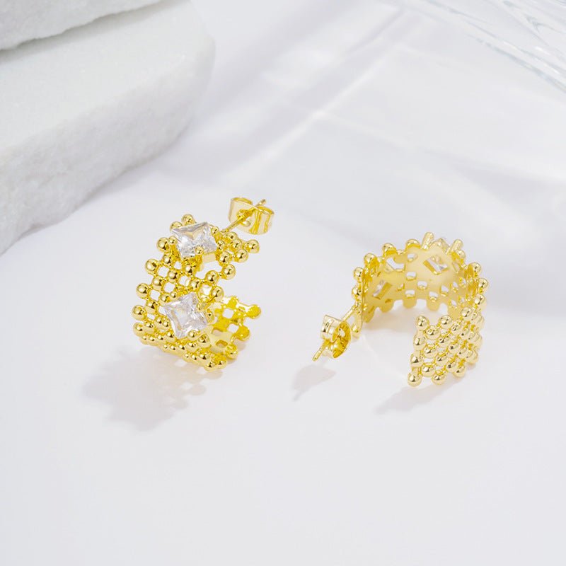 Tassel Fashionable Niche High-grade Versatile Ear Earrings