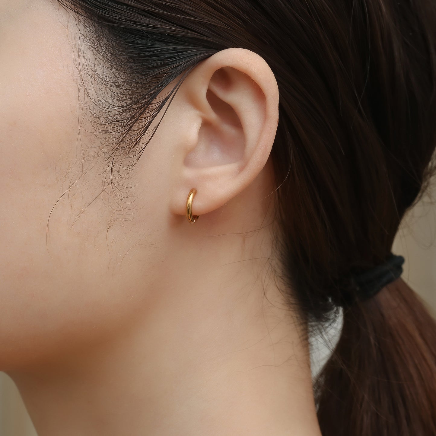 High-grade Stainless Steel Titanium Ear Clip Earrings