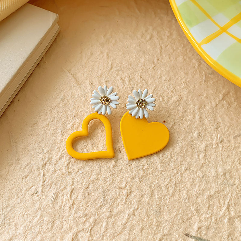 Women's Summer Yellow For Niche Design High-grade Earrings