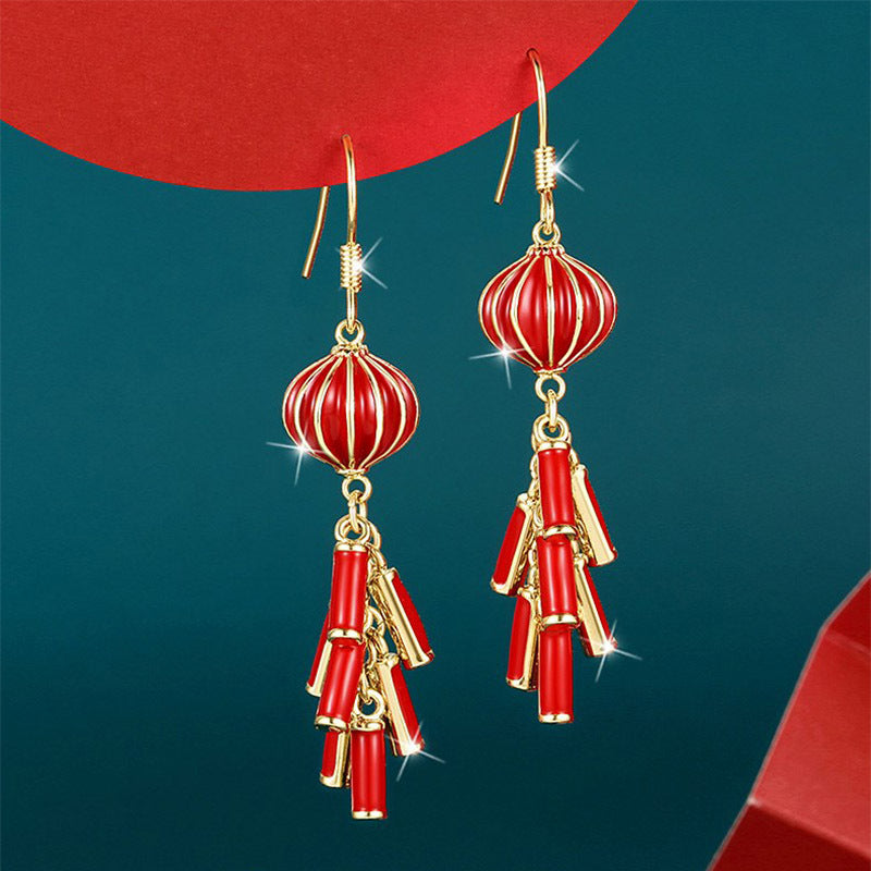 New Chinese Style Fashionable Elegant Album Earrings