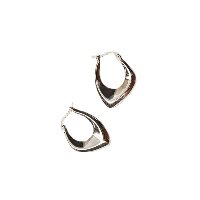 Irregular Geometric Trendy Personality Affordable Luxury Ear Clip Earrings