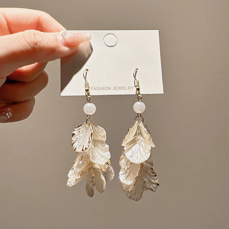 Elegant Tassel Casual Vacation Style Light Earrings