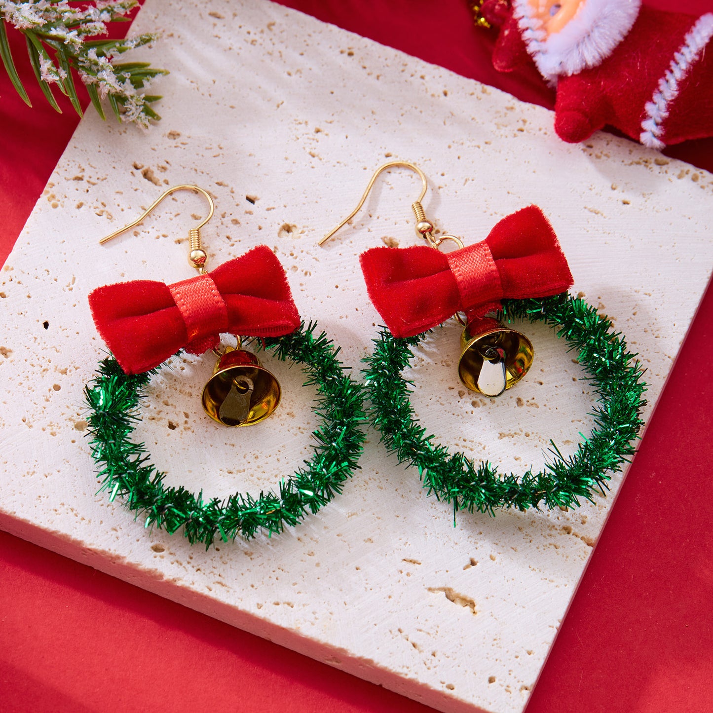 Christmas High-grade Tree Bow Garland Bell Rings