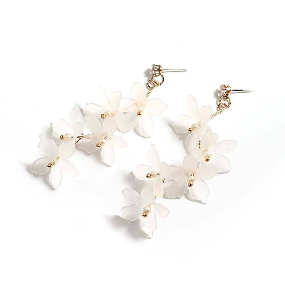 Early Spring Flower Ear Trendy Design Temperamental Earrings