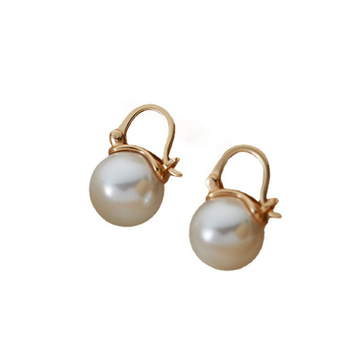 Korean Style Pearl Fashionable Elegant Ear Earrings