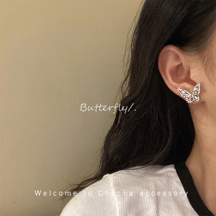 French Simplicity Style Fashion Female Sier Earrings