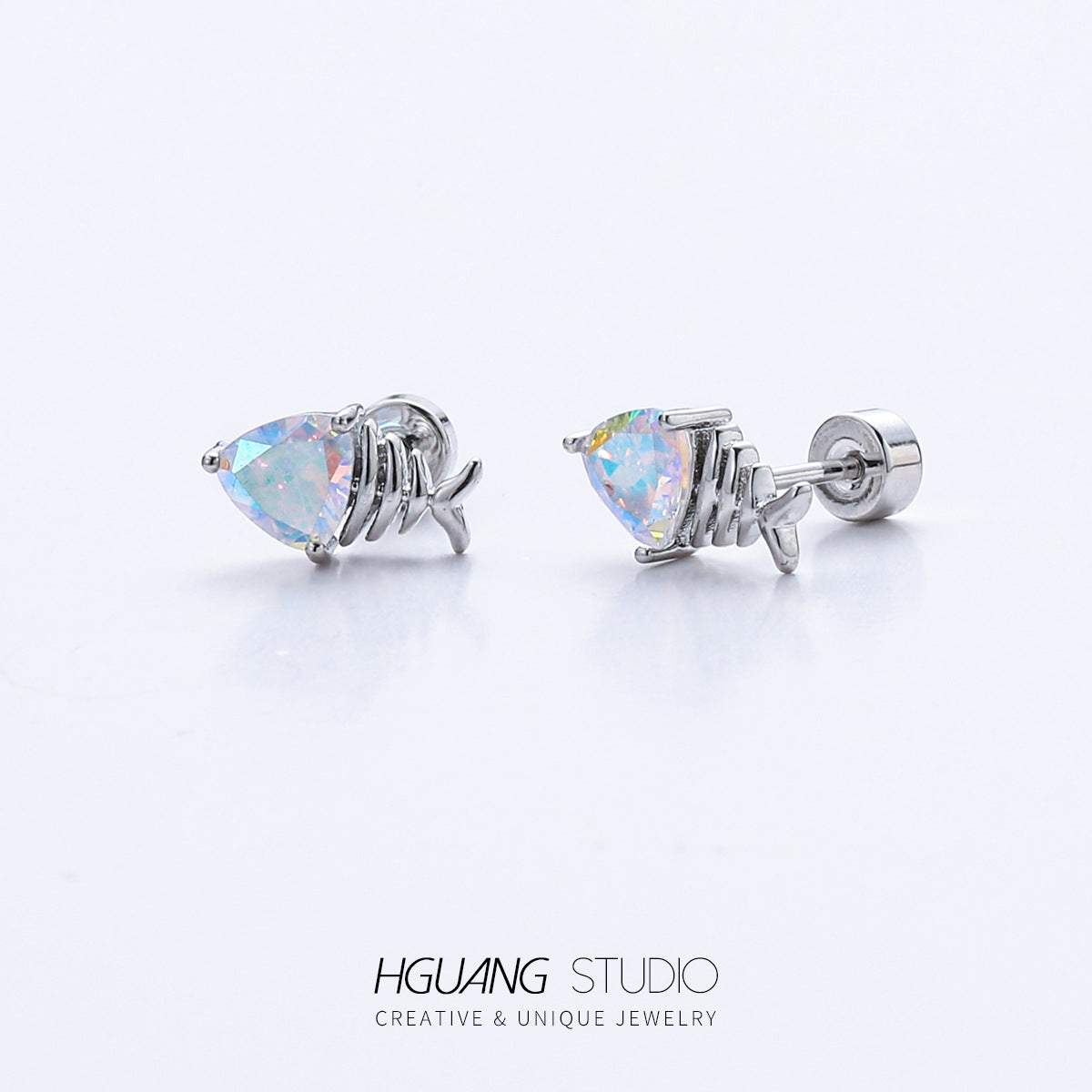 Titanium Steel Gold Ear Bone Castle Rings