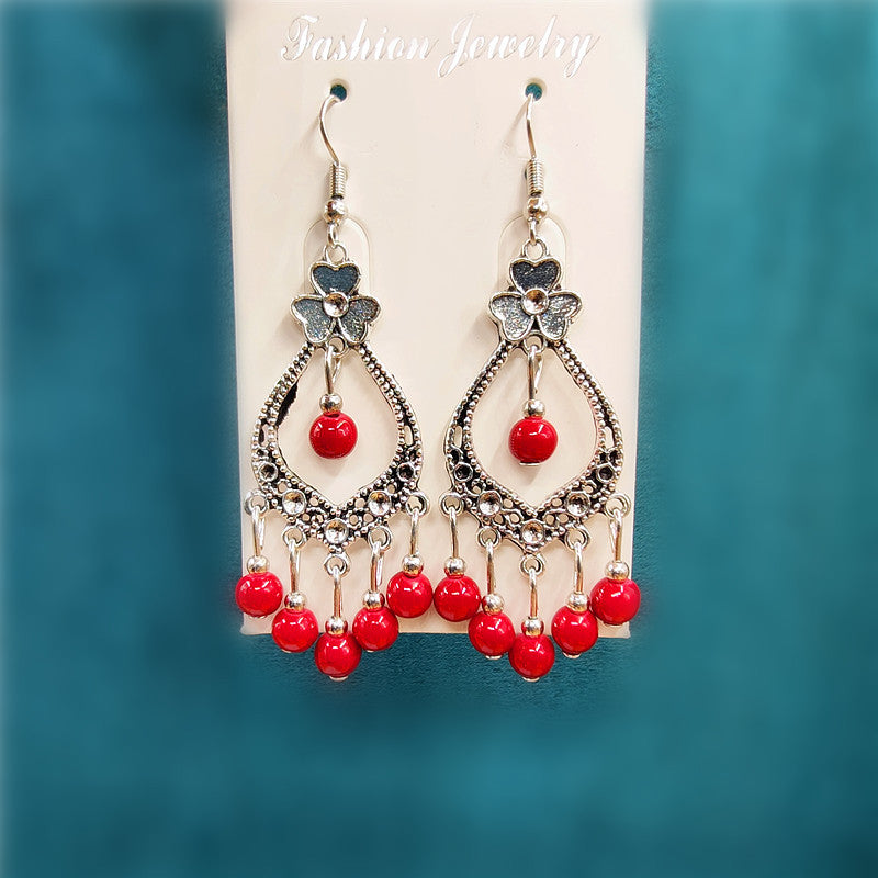 Ethnic Style Minority Scenic Spot Turquoise Earrings