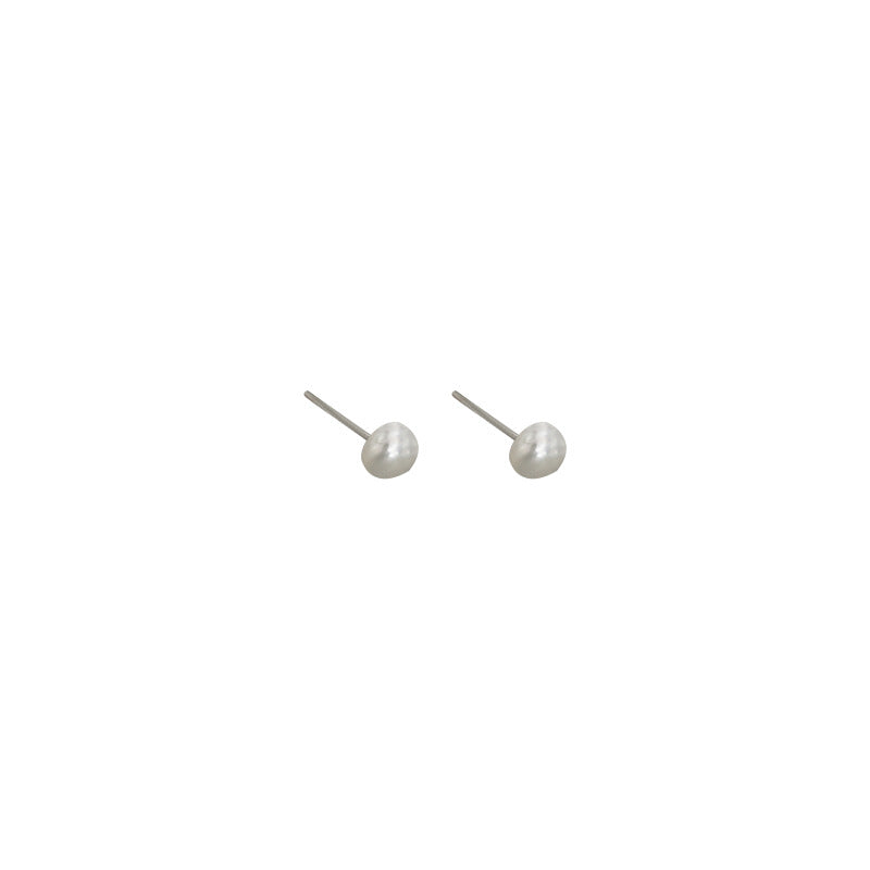 Women's Natural Freshwater Pearl Ear Simple Niche Earrings