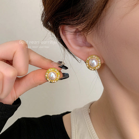 Women's Pearl For Design Light Luxury High-grade Earrings