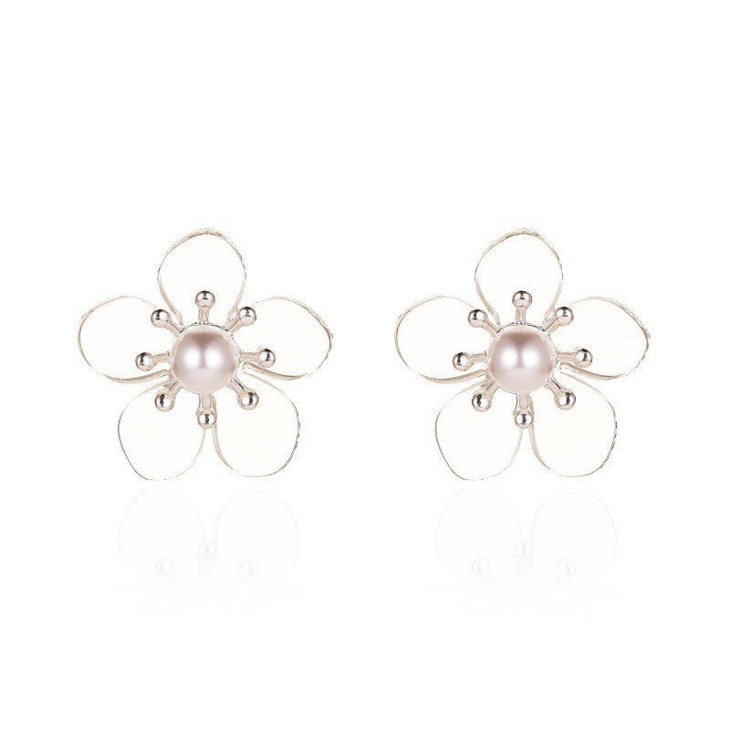 Early Spring Flower Ear Trendy Design Temperamental Earrings