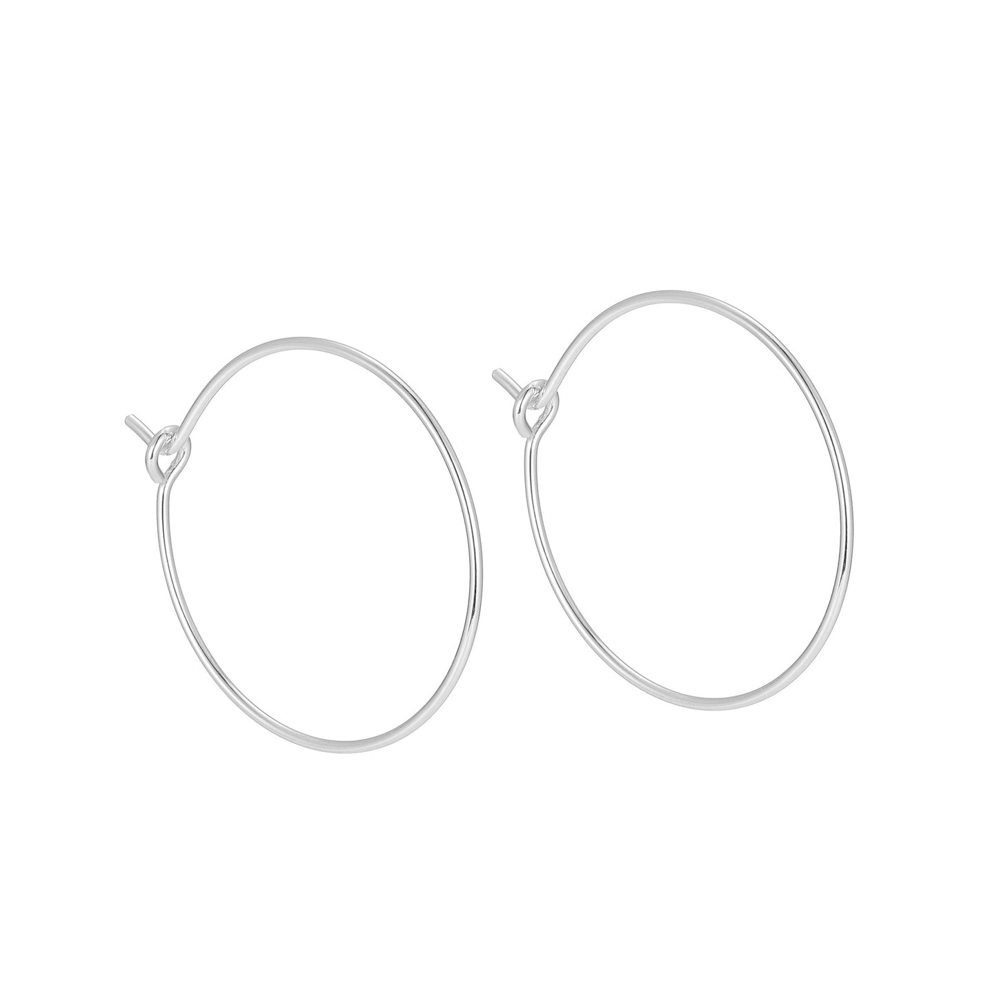 Circle Geometry Plain Summer Light Luxury Temperament Style Earrings