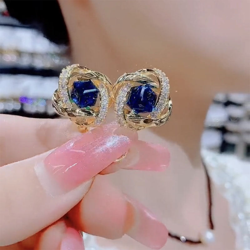 Women's Fashionable Stylish High-grade Niche Design Retro Earrings