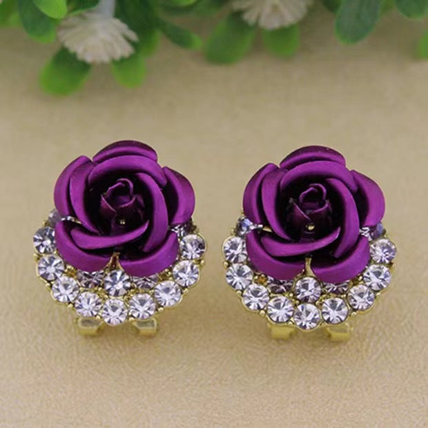 Women's Western Style Super Fairy High-grade Flash Earrings