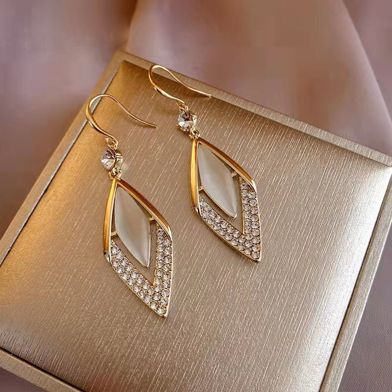 Women's Western Style Super Fairy High-grade Flash Earrings