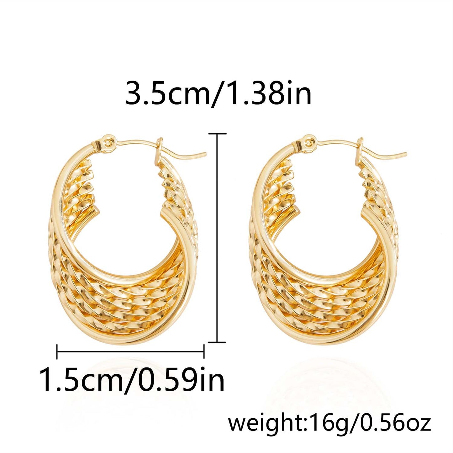 Women's French Flower For Fashion Graceful Geometric Earrings