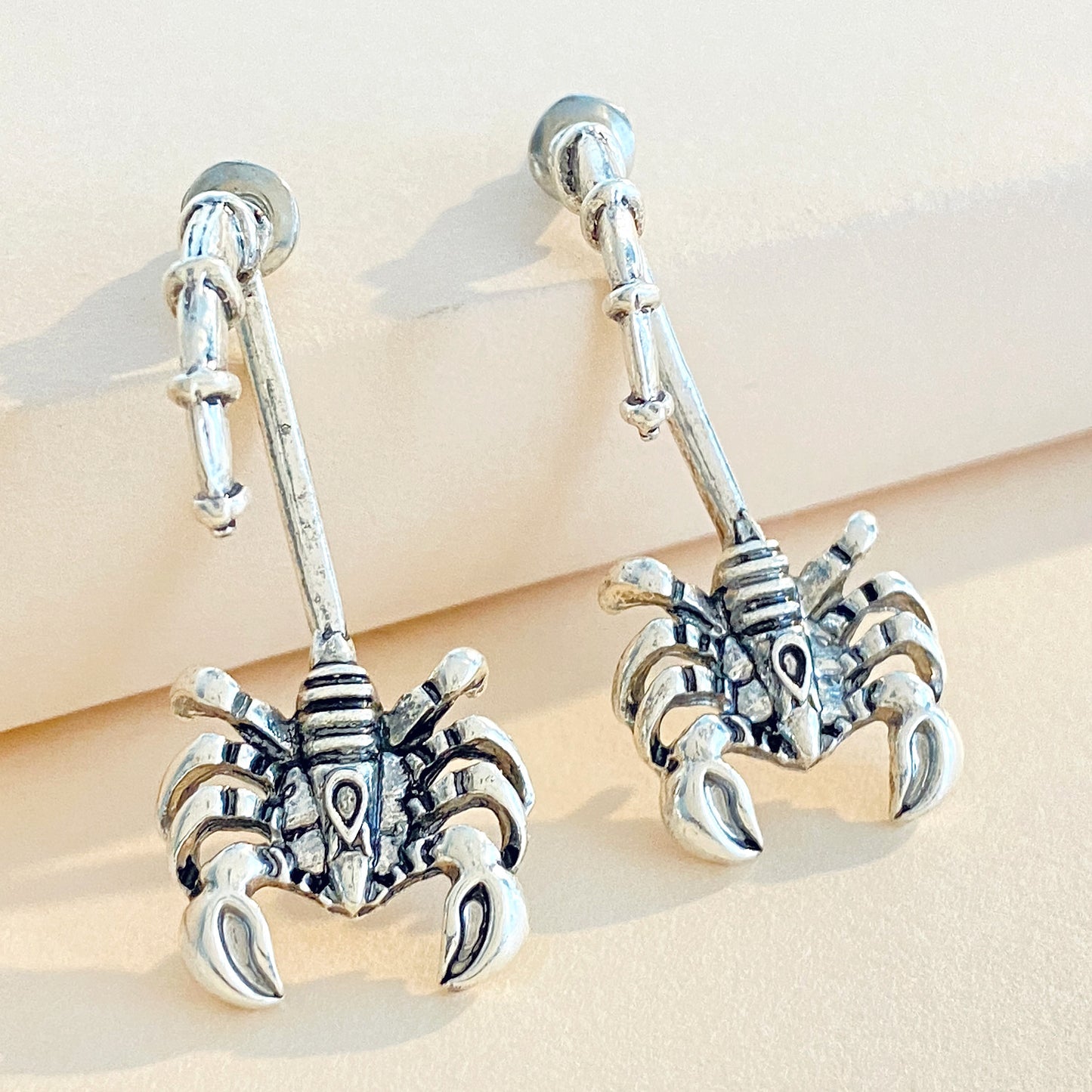 Scorpion Outline Sweet Cool Personality Animal Earrings