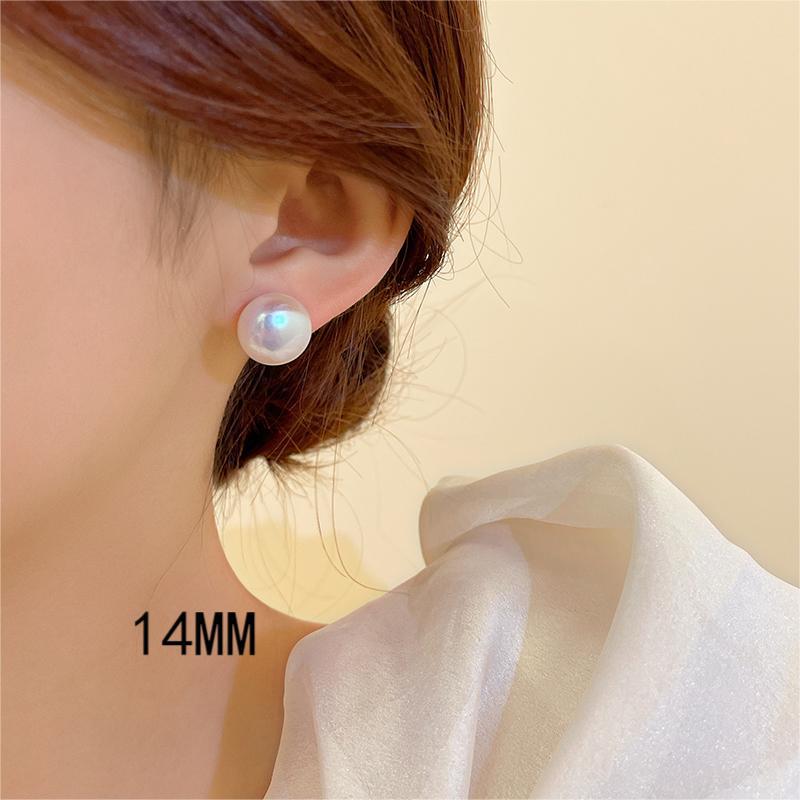 Women's High-grade Zircon Pearl French Minority Retro Earrings