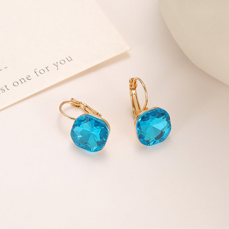 Women's Crystal Ear Clips Korean Style Fashionable Rings