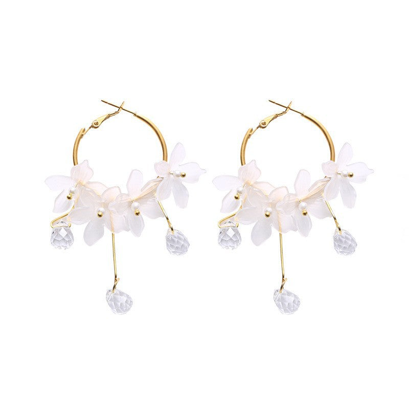 Early Spring Flower Ear Trendy Design Temperamental Earrings