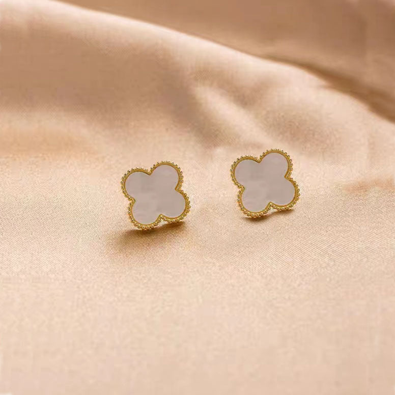 Leaf Clover Ear Niche Design Versatile Advanced Earrings