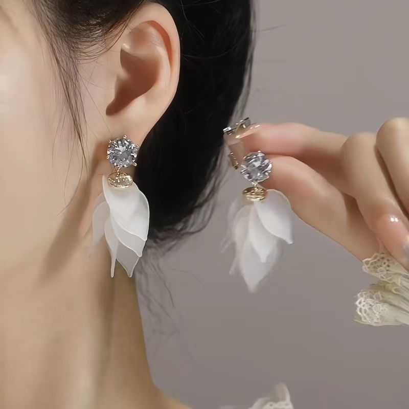 Elegant Tassel Casual Vacation Style Light Earrings