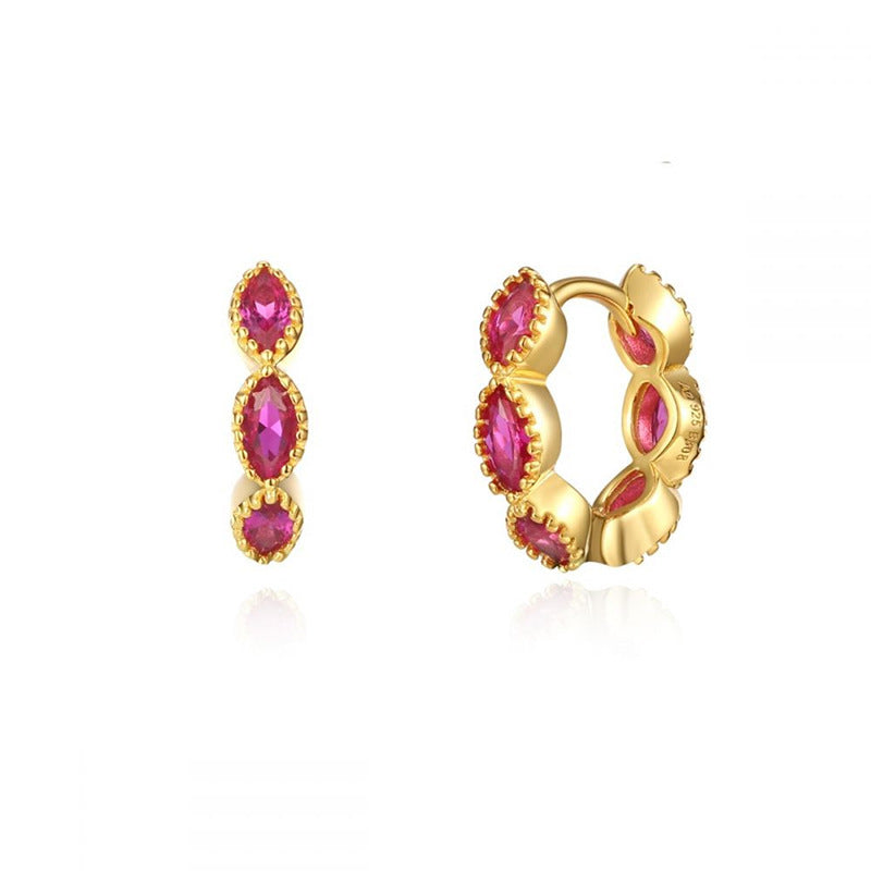 Luxury Wavy Style Ear Female Design Earrings