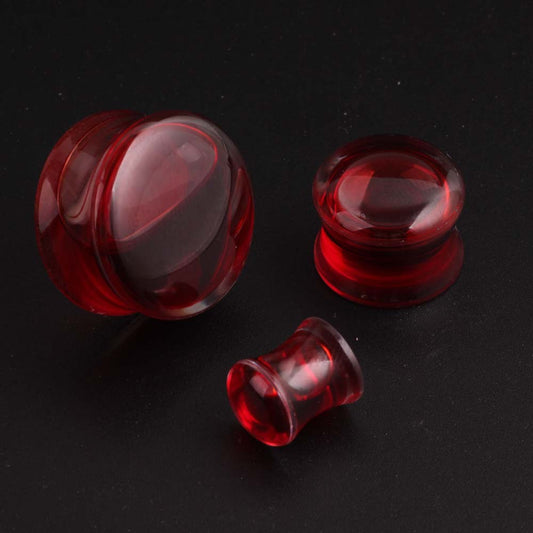 Online Red Liquid Auricle Human Body Earrings