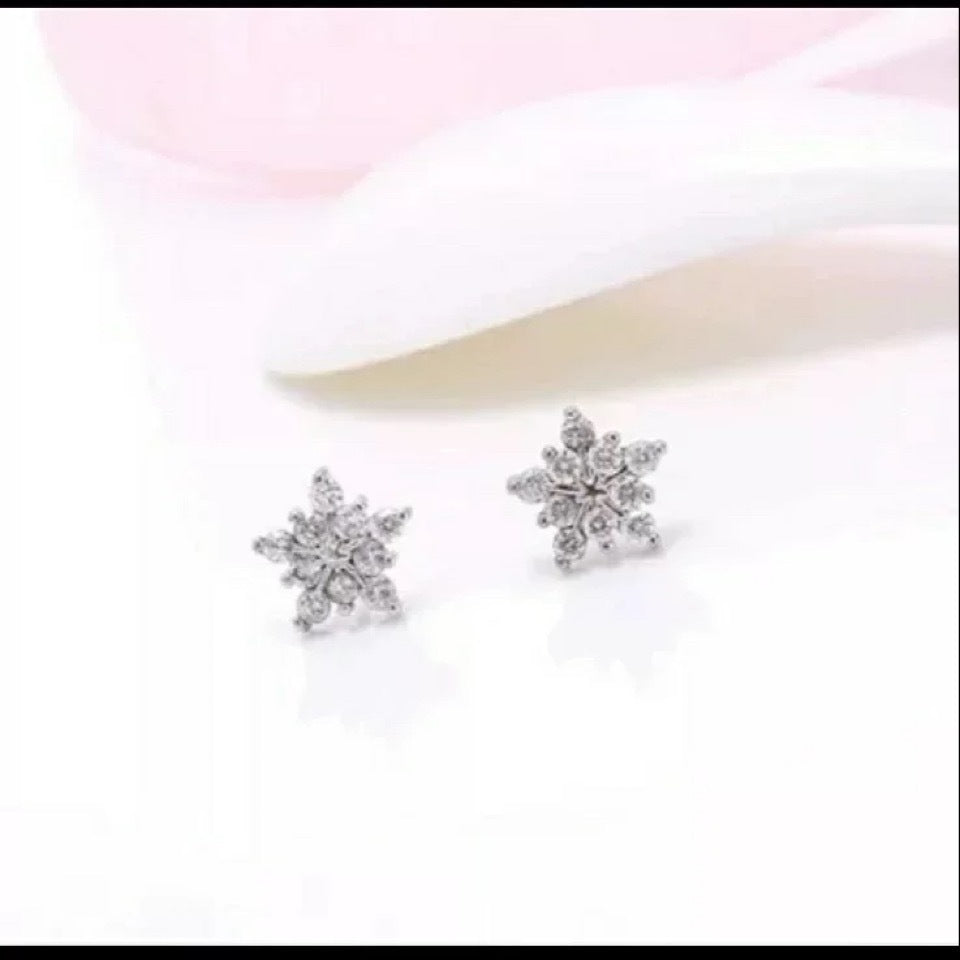 Women's Western Style Super Fairy High-grade Flash Earrings