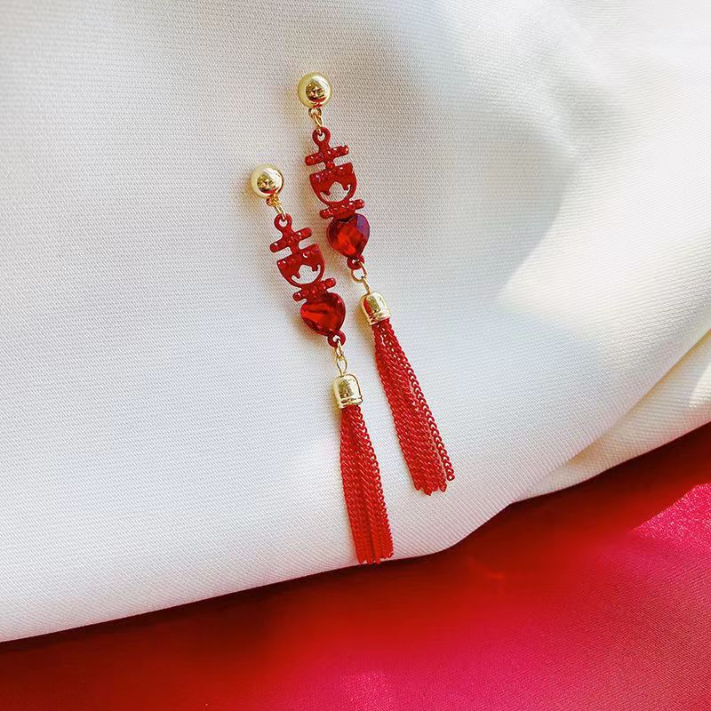 New Chinese Style Fashionable Elegant Album Earrings