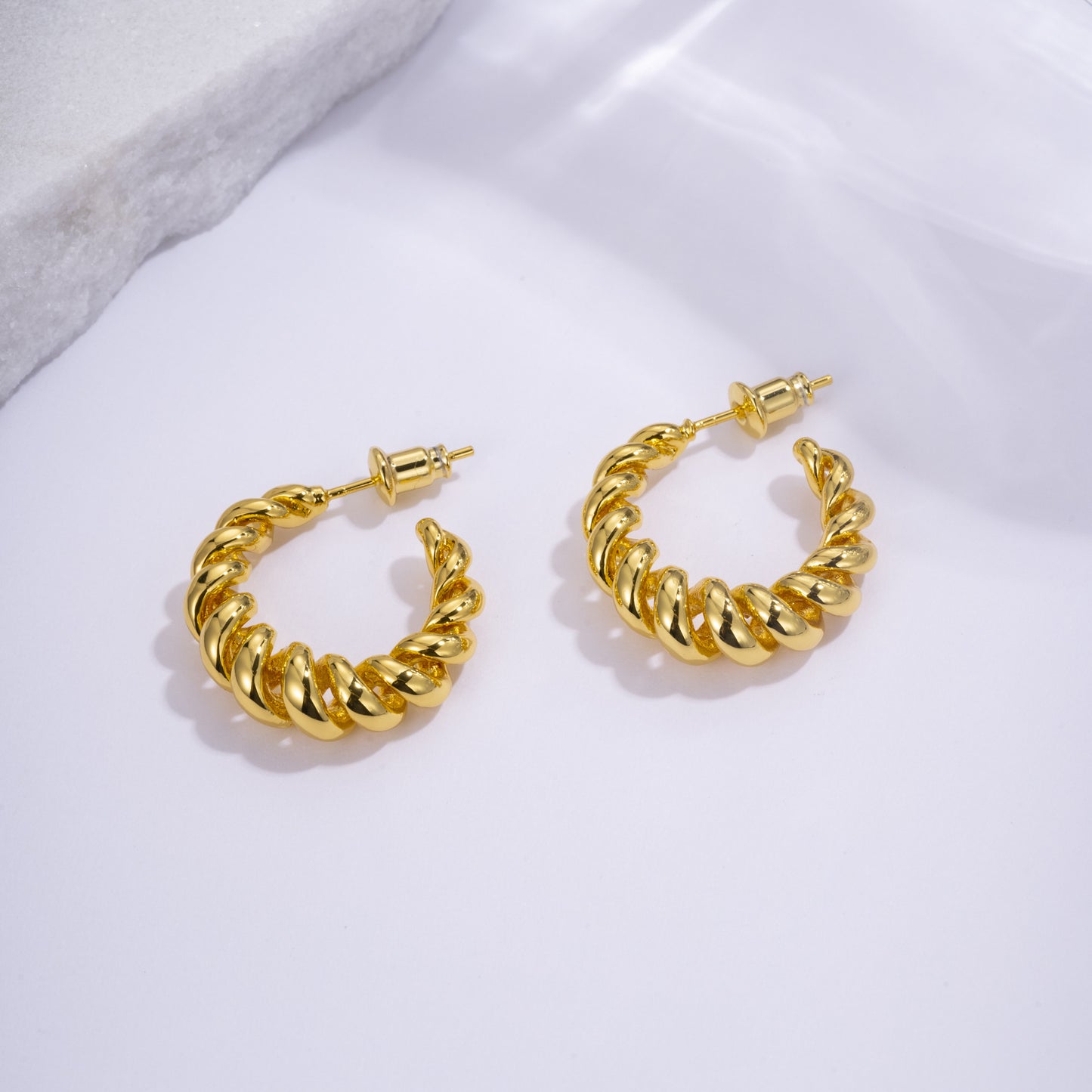 Women's Korean Style Zircon Chinese Niche High Earrings