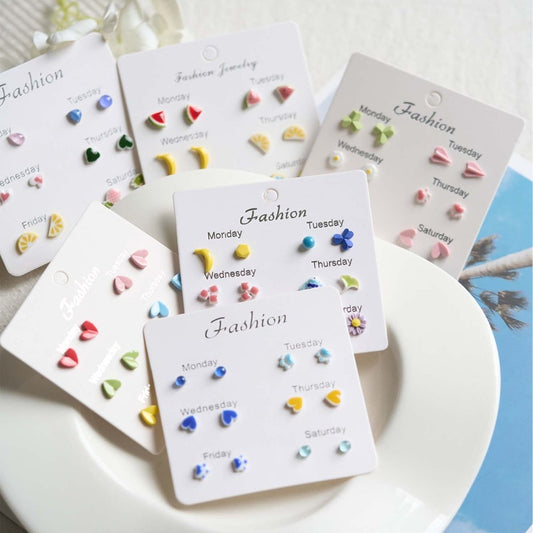 Sense Summer Does Not Fade Macaron Earrings