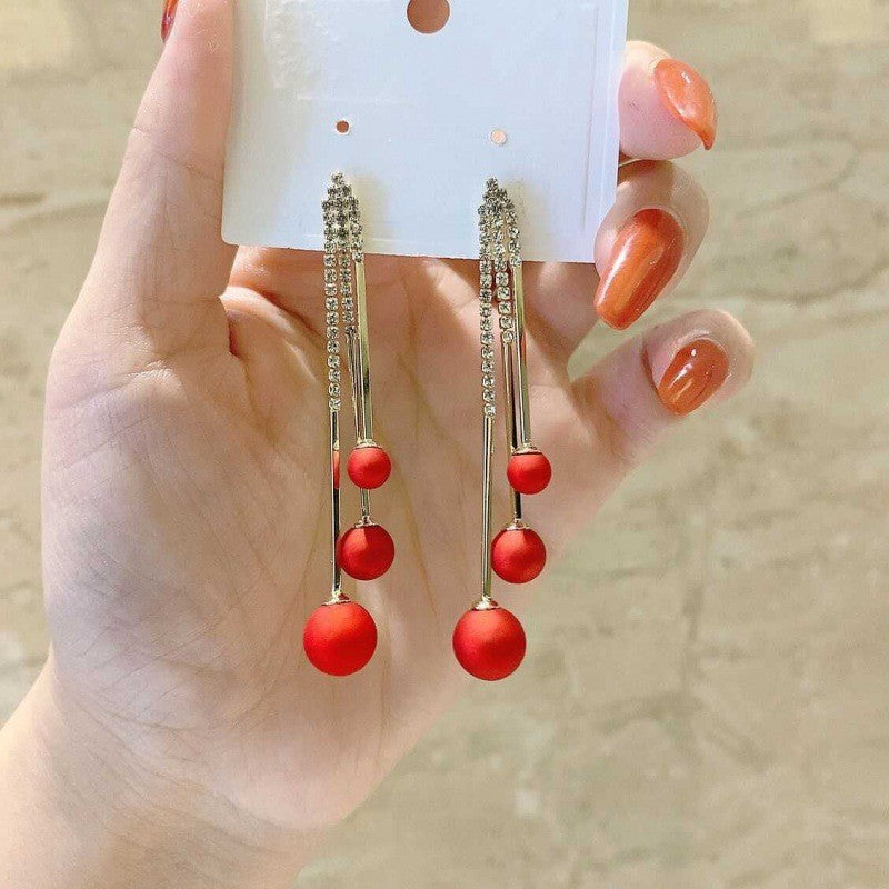 Female Eye-catching Long Temperament Unique Fashion Earrings