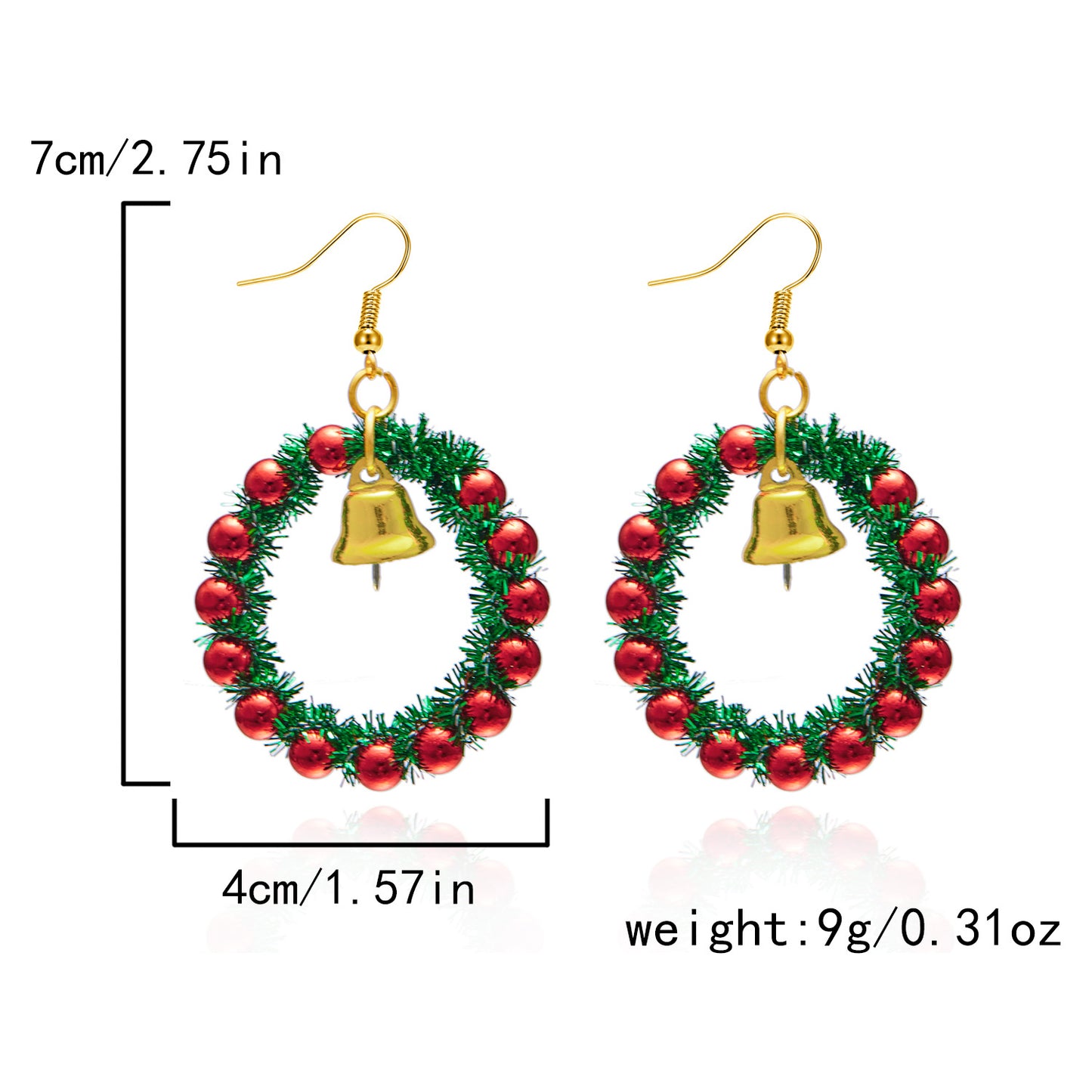 Christmas High-grade Tree Bow Garland Bell Rings