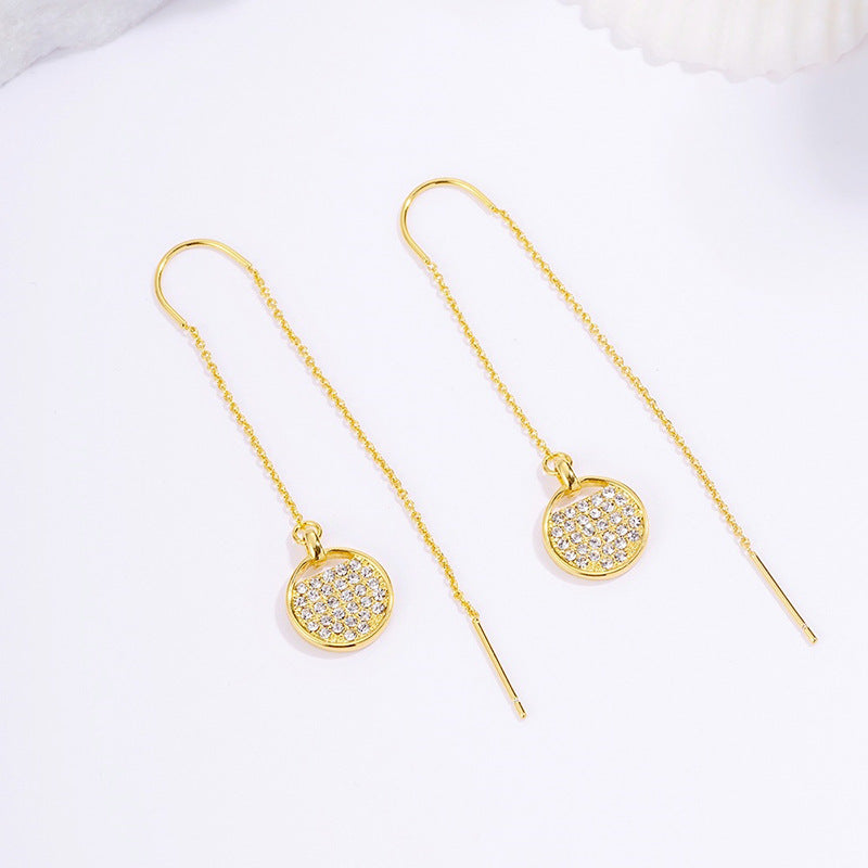 Tassel Fashionable Niche High-grade Versatile Ear Earrings