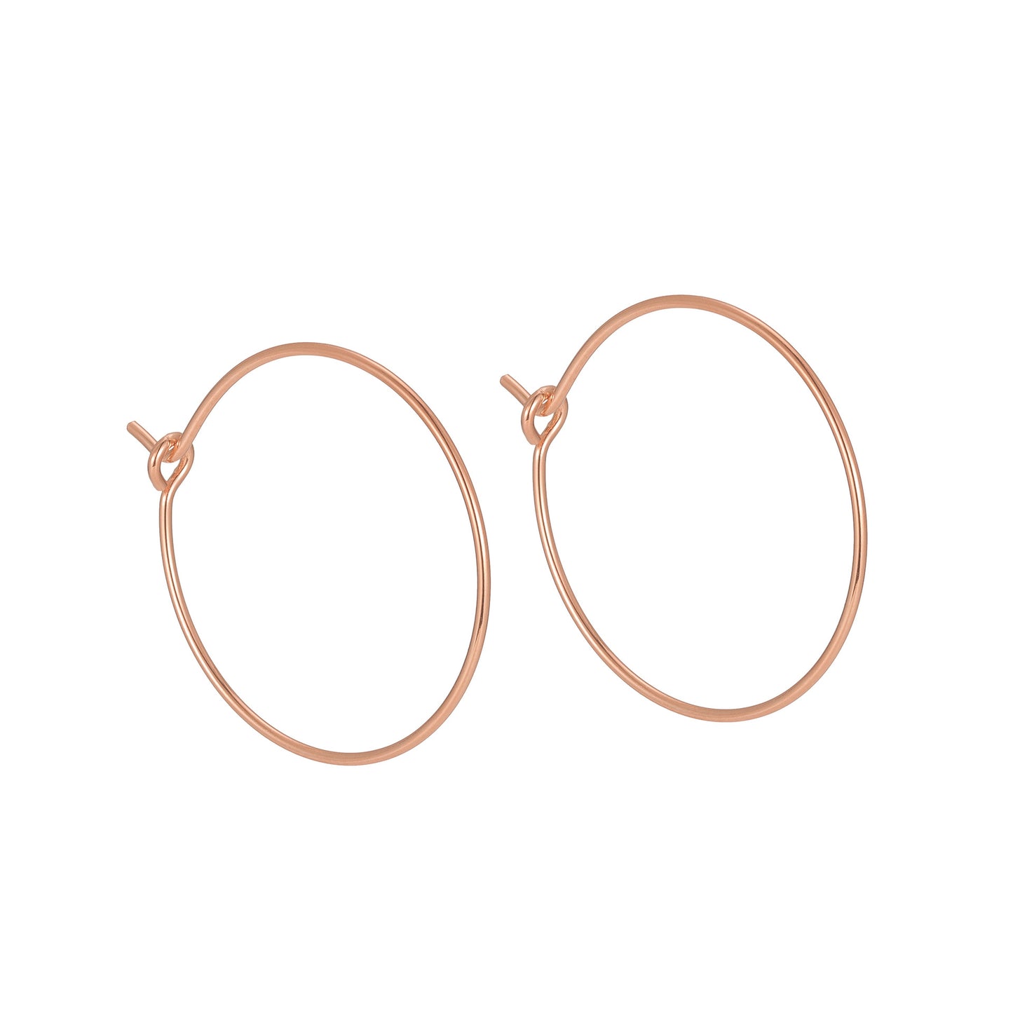 Circle Geometry Plain Summer Light Luxury Temperament Style Earrings