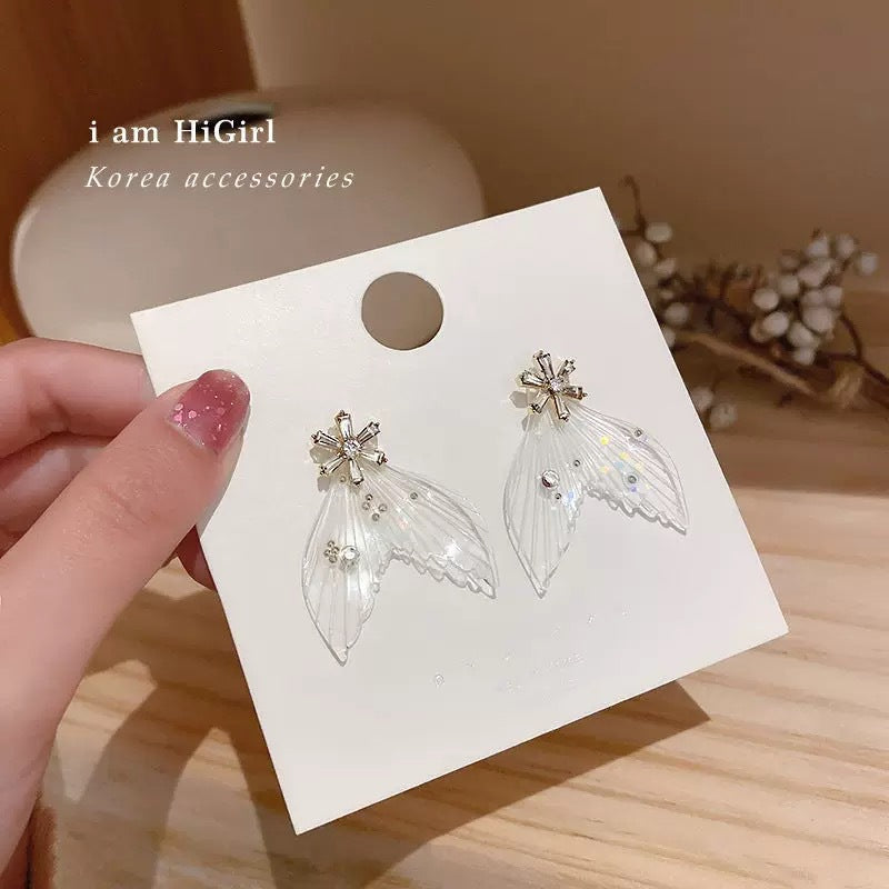 Women's Western Style Super Fairy High-grade Flash Earrings