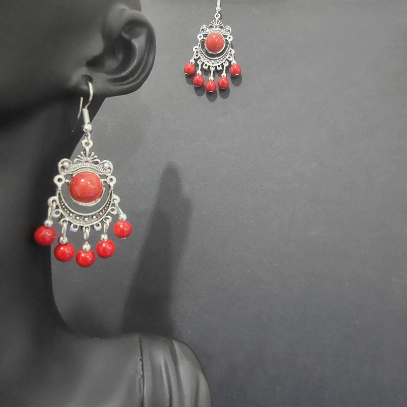 Ethnic Style Minority Scenic Spot Turquoise Earrings