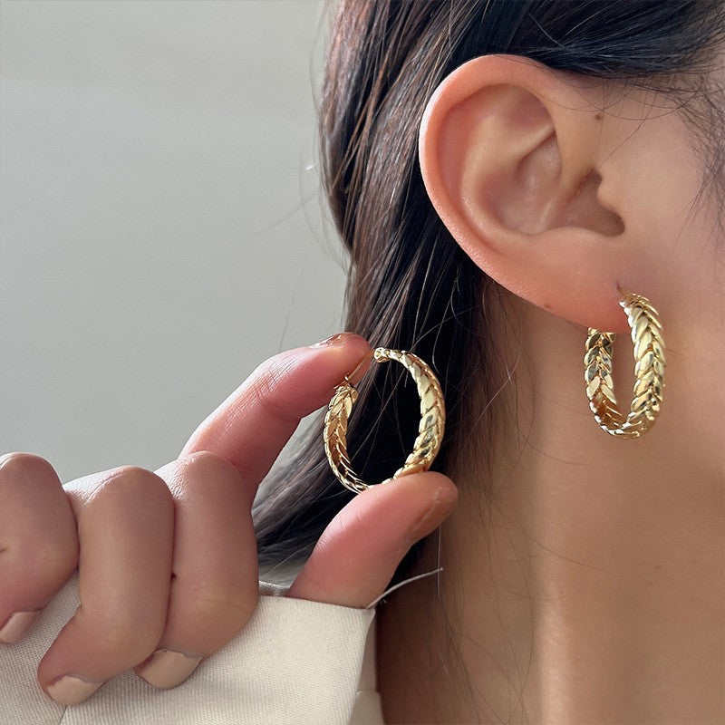 Retro Style Elegant Female Niche High-grade Earrings