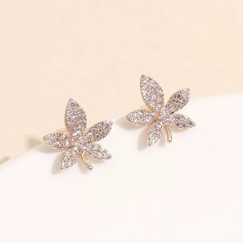 Women's Western Style Super Fairy High-grade Flash Earrings