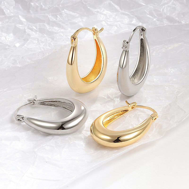 High-grade Female Geometric Ornament Accessories Frosty Rings