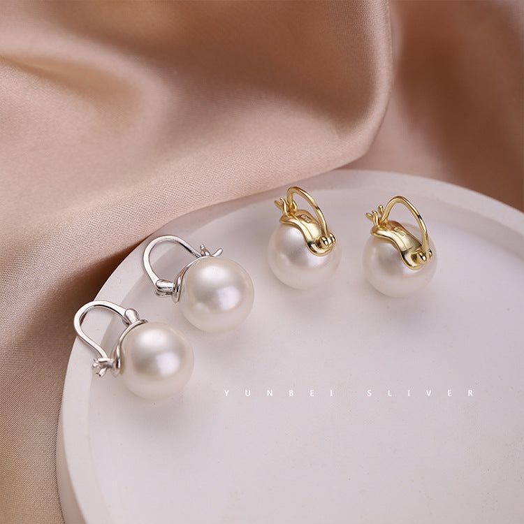 Korean Style Pearl Fashionable Elegant Ear Earrings