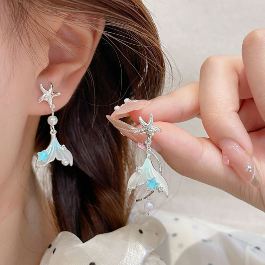 Women's Needle Niche Design Light Luxury Summer Earrings