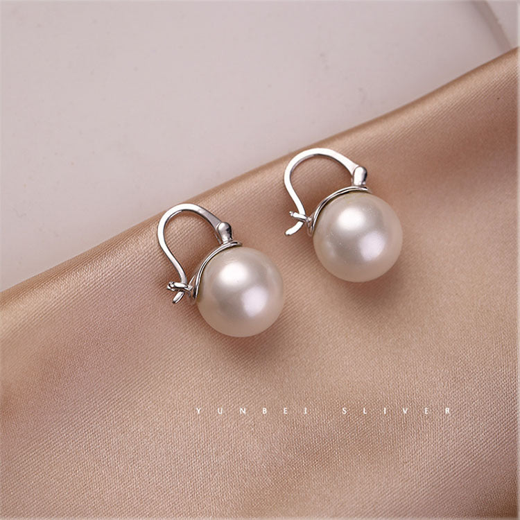 Korean Style Pearl Fashionable Elegant Ear Earrings